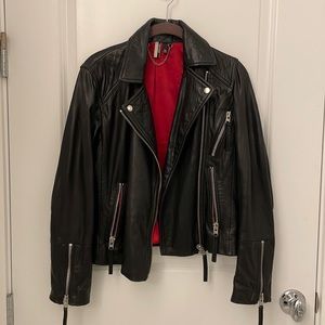 Leather jacket Topshop sz 4
